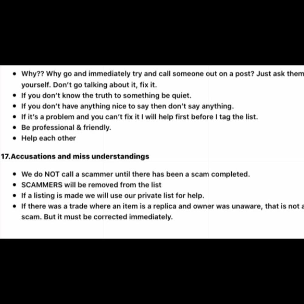 TRADING AND SCAMMER INFORMATION DOโs & DONTS - Picture 11 of 12